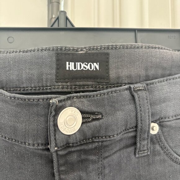 Hudson Natalie Midrise Jeans with Raw Hem - Picture 4 of 6